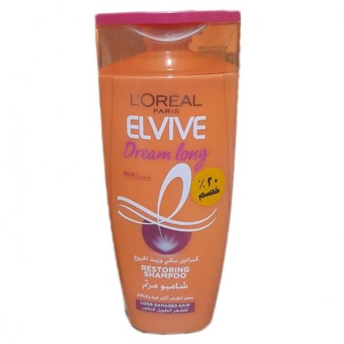 L'Oreal Paris Elvive Dream Lengths Restoring Shampoo With Fine Castor Oil  and Vitamins B3 and B5 for Long, Damaged Hair, Visibly Repairs Damage