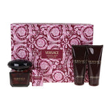 Versace Crystal Noir Giftset - EDP 90ml + EDP 5ml + Shower Gel 100ml + Body lotion 100ml