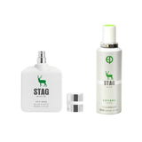 Estiara Stag White Gift Set - For Men - EDT 100ml + Body Spray 200ml