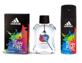 Adidas Team Five - EDT - For Men - 100ml + Body Spray - 150ml