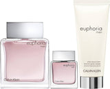 Calvin Klein Euphoria For Men Giftset - EDT 100ml + EDT 15ml + After Shave Balm 100ml