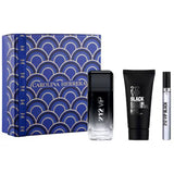 Carolina Herrera 212Vip Black For Men Giftset - EDP 100ml + EDP 10ml + Bath & Shower Gel 100ml