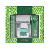 Guess Green For Men Giftset - EDT 75ml + Showergel 200ml + Body Spray 226ml