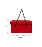 Red Gift Box with handle - Large Size