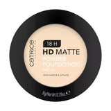 Catrice 18H HD Matte Powder Foundation SPF 15 - 001C - 8g