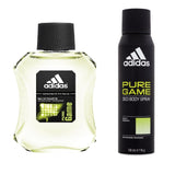 Adidas Pure Game - EDT - For Men - 100ml + 48H Body Spray - 150ml