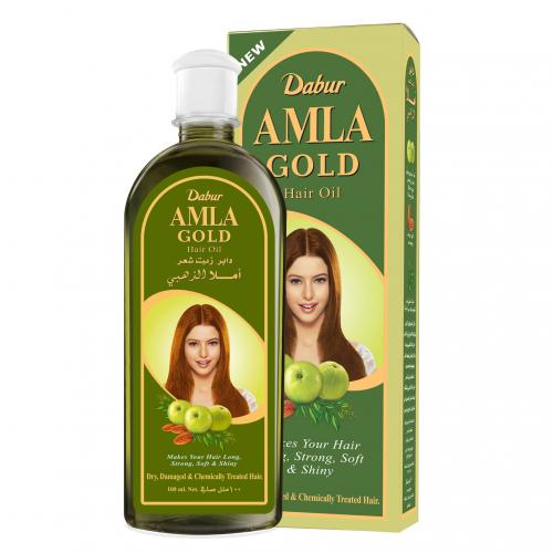 Dabur Amla Gold Hair Oil - Long & strong & Soft - 180ml