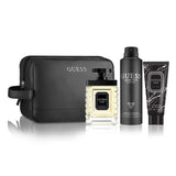 Guess Uomo For Men Giftset - EDT 100ml + Showergel 100ml + Body Spray 170G + Pouch