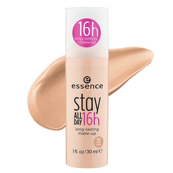 Essence Stay All Day 16H Make-Up - Foundation - 20 Soft Nude - 30ml